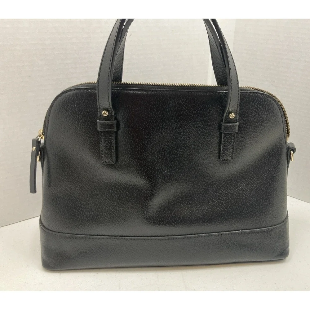 Kate Spade New York Sadie Black Dome Crossbody Satchel Bag‎ Black W/Strap